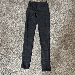 Athleta Athletic Yoga Pants Women's XXS High Rise Leggings Heathered Dark Gray
